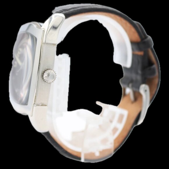 Tommy Bahama TB1091 F329 Tonneau Date Men's Quartz Wristwatch Steel w/ Box - Picture 4 of 5